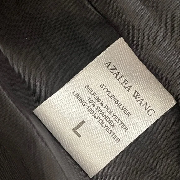 Azalea Wang Juniper Black Crystallized Moto Jacket - Picture 5 of 10